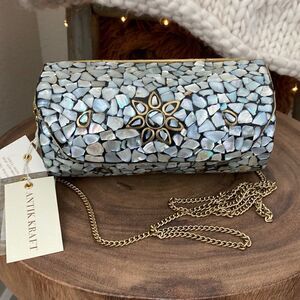 Antik Kraft Ami Mosiac Clutch NWT